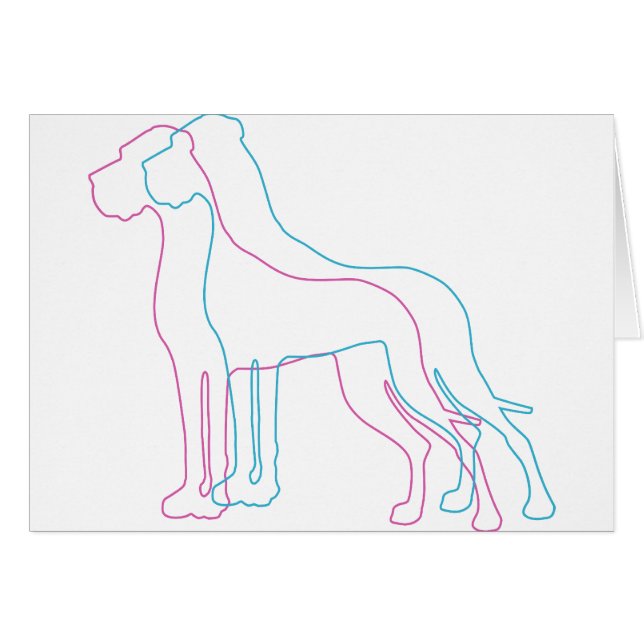 Clean Great Danes (Front Horizontal)