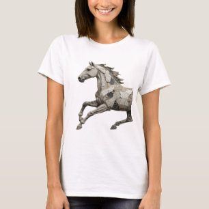 Clean Grey ABSTRACT ART Statement Design v2 T-Shirt