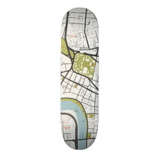 CLEAN HARVARD UNIVERSITY MASSACHUSETTS OUTLINE MAP SKATEBOARD