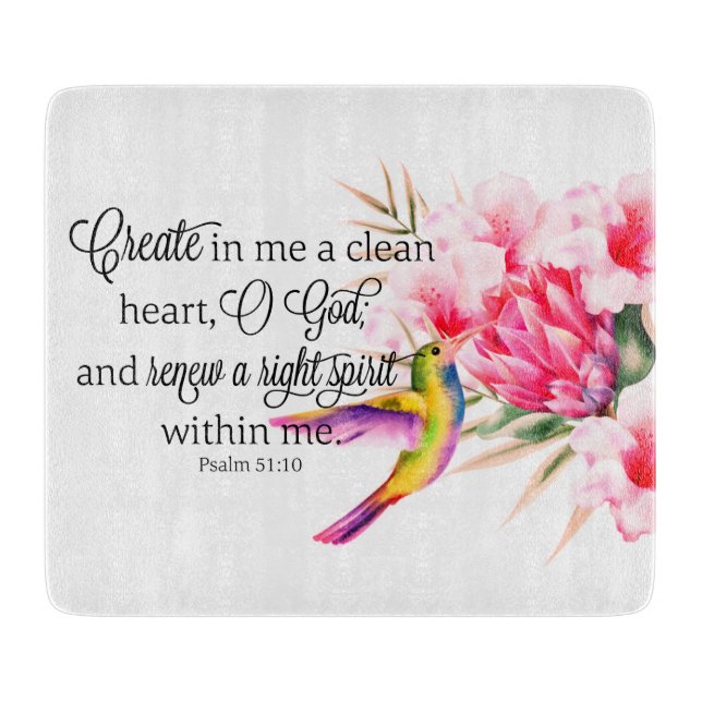 Clean heart  cutting board (Front)