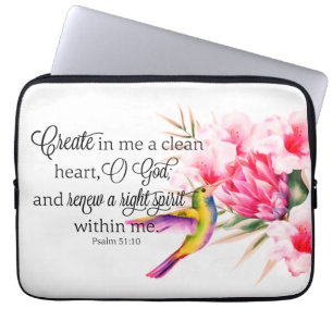 Clean heart laptop sleeve
