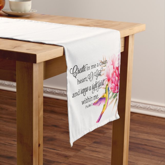 Clean heart  short table runner (In Situ)