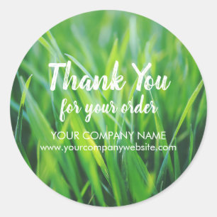 Clean Landscaping Thank You Sticker