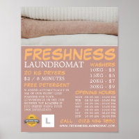 Clean Laundry, Laundromat, Cleaning Advertising