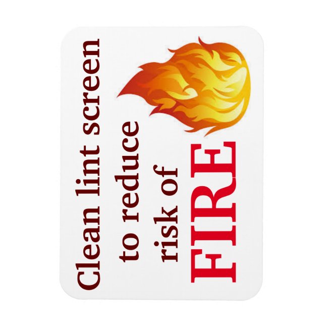 Clean Lint Screen Magnet (Vertical)