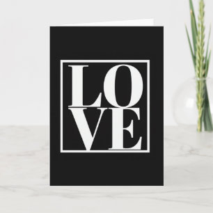 Clean Minimalist Love Card