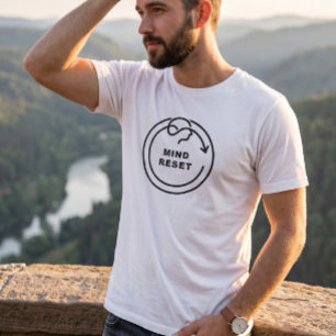 Clean Minimalist Mindfulness & Wellness Tee