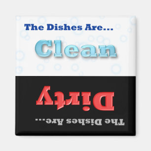 Clean or Dirty Dishwasher Magnet