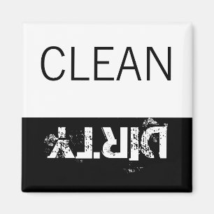 Clean or Dirty Magnets DIshwasher Labels