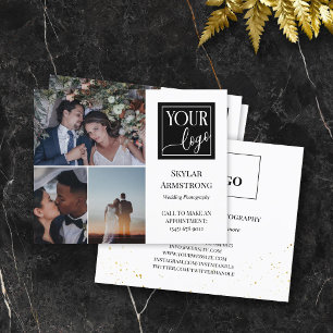 Clean Photo Collage Logo Professional Photographer Flyer