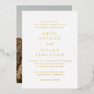 Clean Photo Modern Wedding