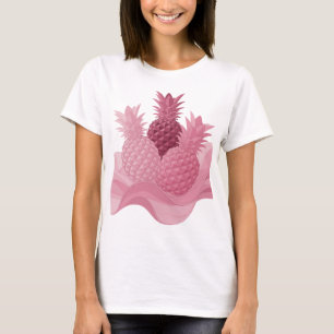 Clean Pink PINK PINEAPPLES Quote Design T-Shirt