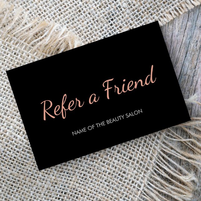 Clean Pink Refer a Friend Script Black Card  (Creator Uploaded)