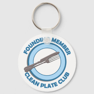 Clean Plate Club Founding Member Key Ring