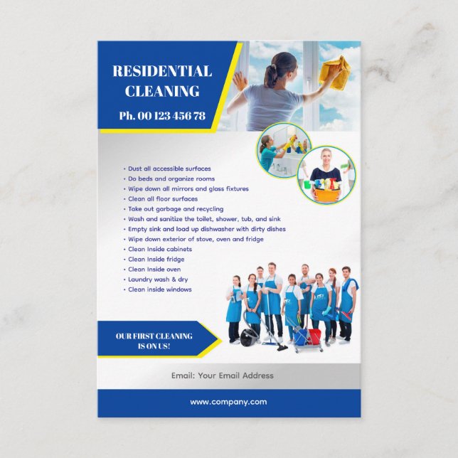 Clean Professional Editable Template  (Front)