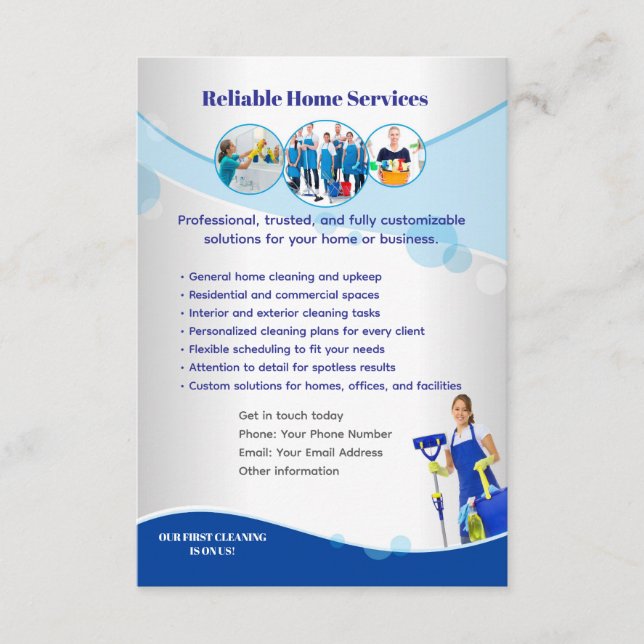 Clean Professional Editable Template  (Front)
