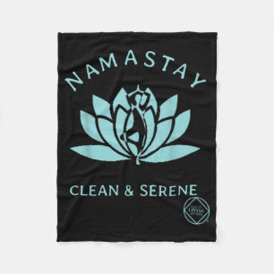 Clean & Serene Yoga Narcotics Anonymous Fleece Blanket