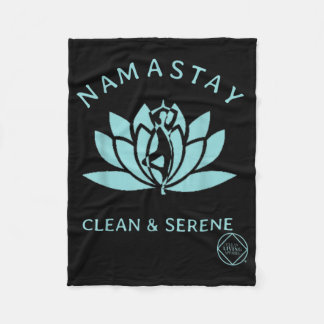 Clean & Serene Yoga Narcotics Anonymous Fleece Blanket