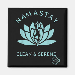 Clean & Serene Yoga Narcotics Anonymous Magnet