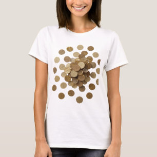 Clean Silver ABSTRACT ART Statement Design T-Shirt