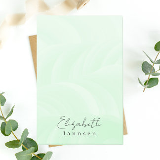 Clean Simple Minimal Mint Green Post-it Notes