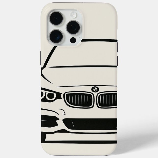 Clean, sleek design with bold character Case-Mate iPhone case (Back)