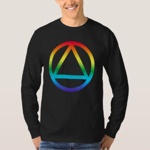 Clean Sober Lesbian Recovery Aa Na Sobriety Lgbt G T-Shirt