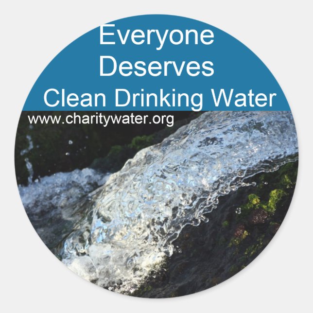 Clean Water stickers (Front)