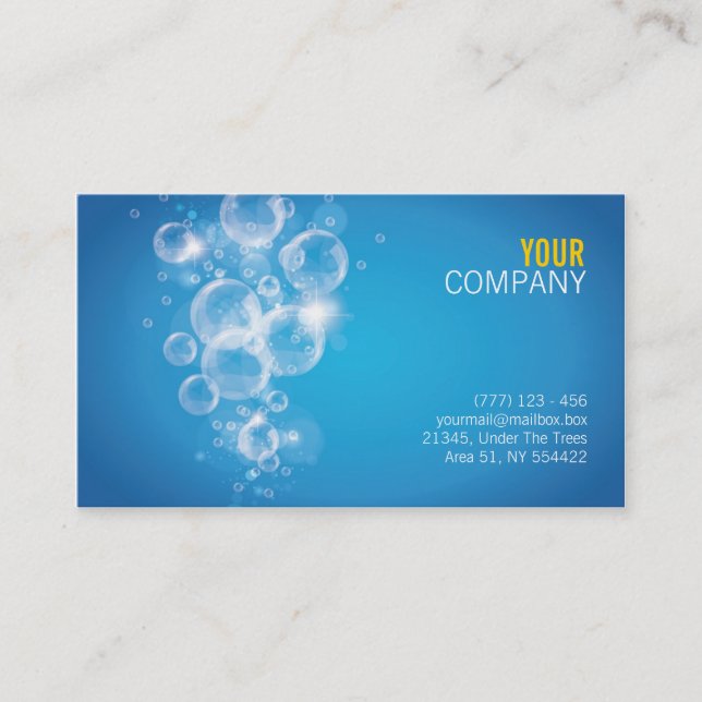 clean water success business card (Front)