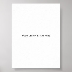 Clean White Minimalist Appreciation Card Poster
