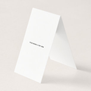 Clean White Minimalist Business Thank You Card