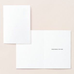 Clean White Minimalist Business Thank You Card