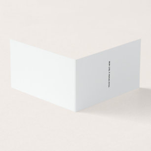 Clean White Minimalist Nurse Thank You Card