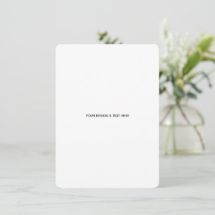 Clean White Minimalist Nurse Thank You Card