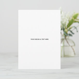 Clean White Minimalist Pet Sympathy Thank You Card