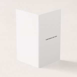 Clean White Minimalist Pet Sympathy Thank You Card