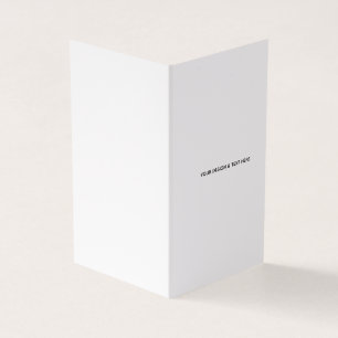 Clean White Minimalist Pet Sympathy Thank You Card