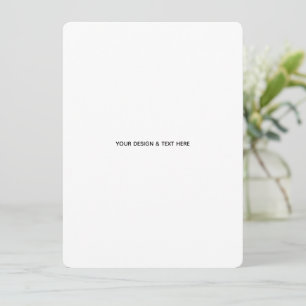 Clean White Minimalist Pet Sympathy Thank You Card
