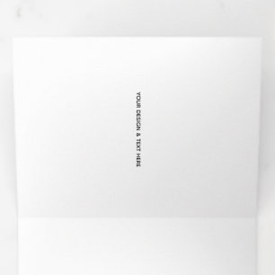 Clean White Minimalist Pet Sympathy Tri-Fold Card