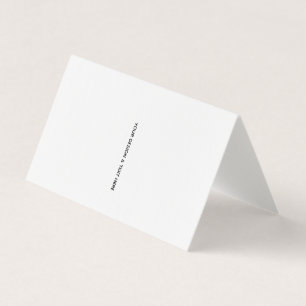 Clean White Minimalist Proposal Thank You Card