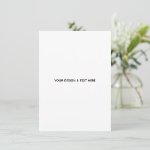 Clean White Minimalist Teacher Thank You Card