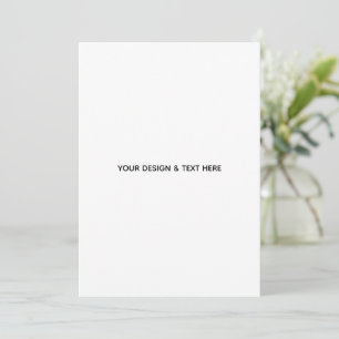 Clean White Minimalist Teacher Thank You Card
