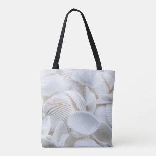 Clean White Seashells Beauty In Nature Tote Bag