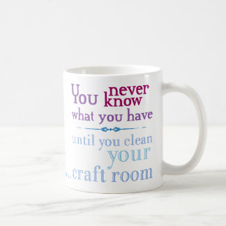 Clean your craft room coffee mug