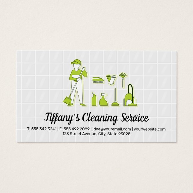 Cleaner | Maid Cleaning Supplies Tiles (Front)