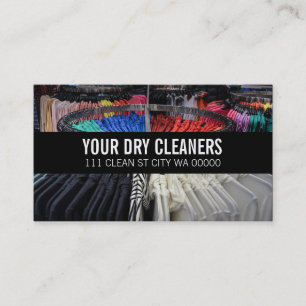 Cleaners Dry Cleaning Business Card Template
