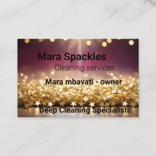 Cleaning and Housekeeping Service Business card