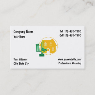 Cleaning Business Cards
