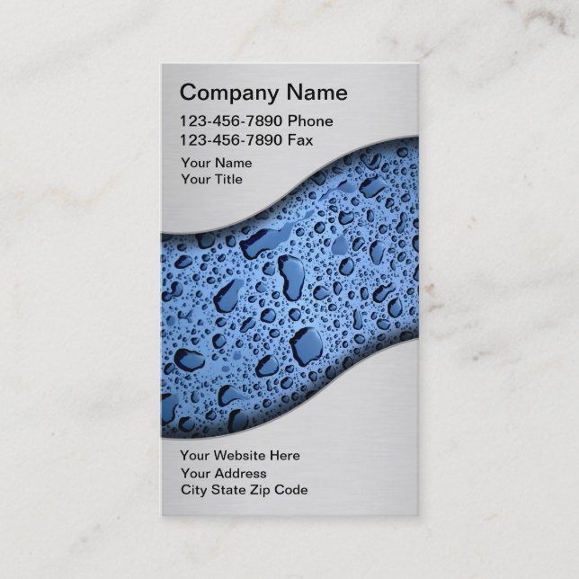 Cleaning Business Cards (Front)