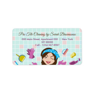 Cleaning business New Address Label